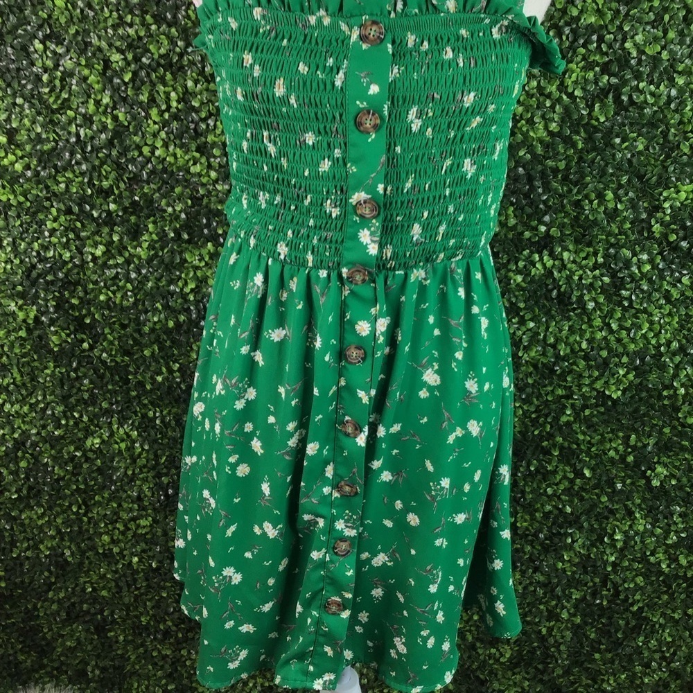 Jessica simpson ‎ green floral dress - Picture 2 of 6